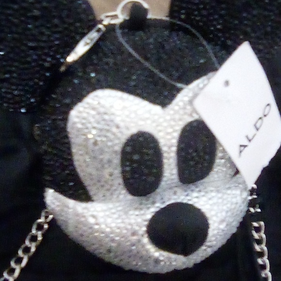 Disney X Aldo  Mickey Mouse Crystal Mini Crossbody - Picture 4 of 7